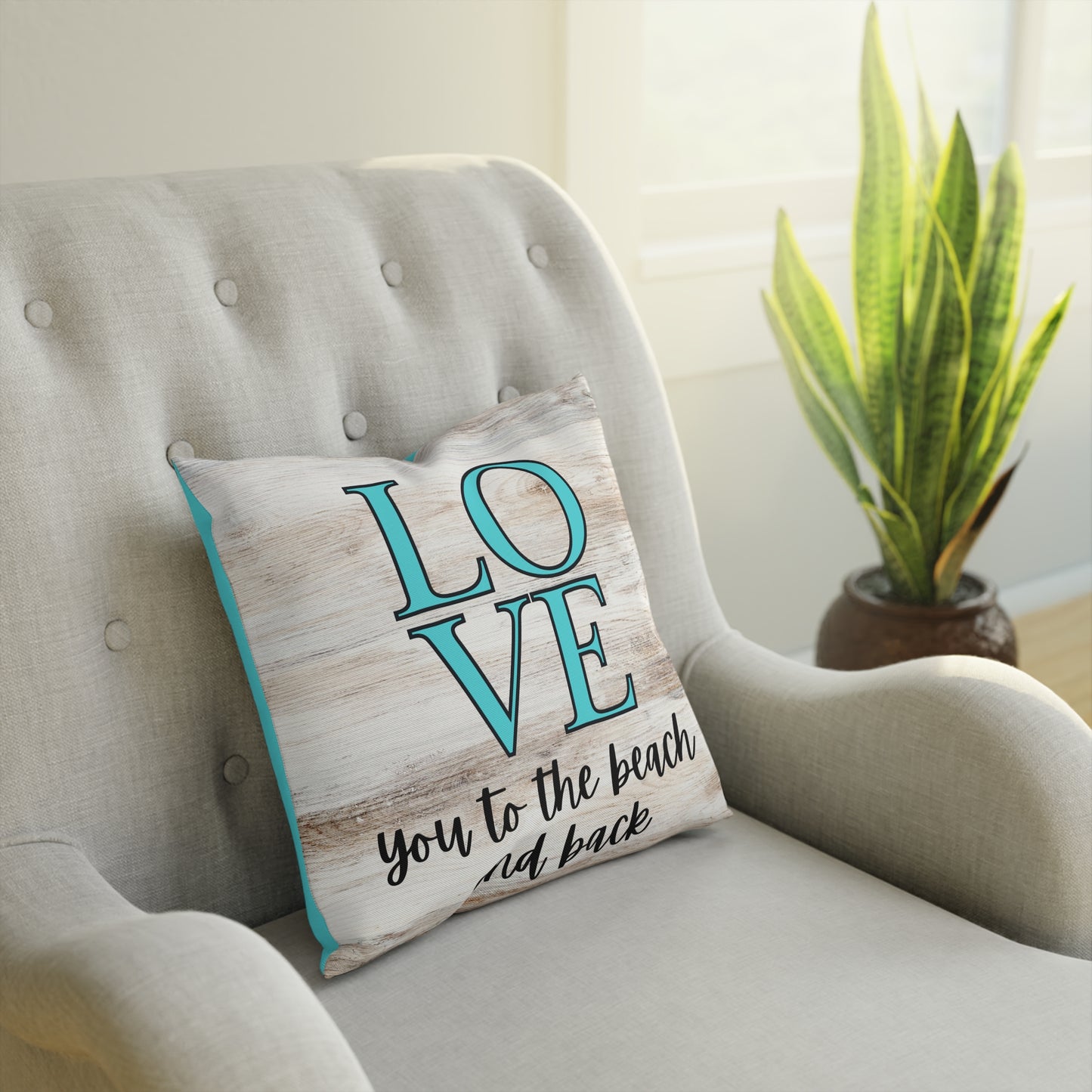 Love you to the Beach and Back Cushion