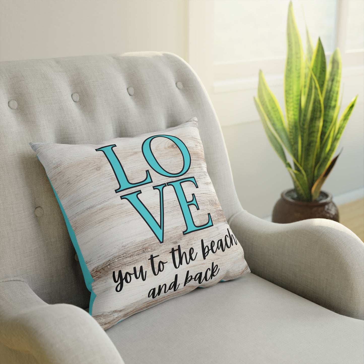 Love you to the Beach and Back Cushion